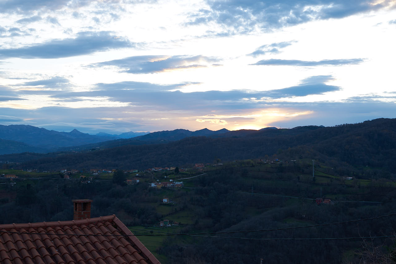 weather seen from Casa el Medio, Asturias on 2024-01-22